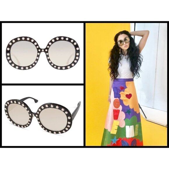 ?ALICE + OLIVIA? Bel Air Sunglasses ~ Black NWT main image 11